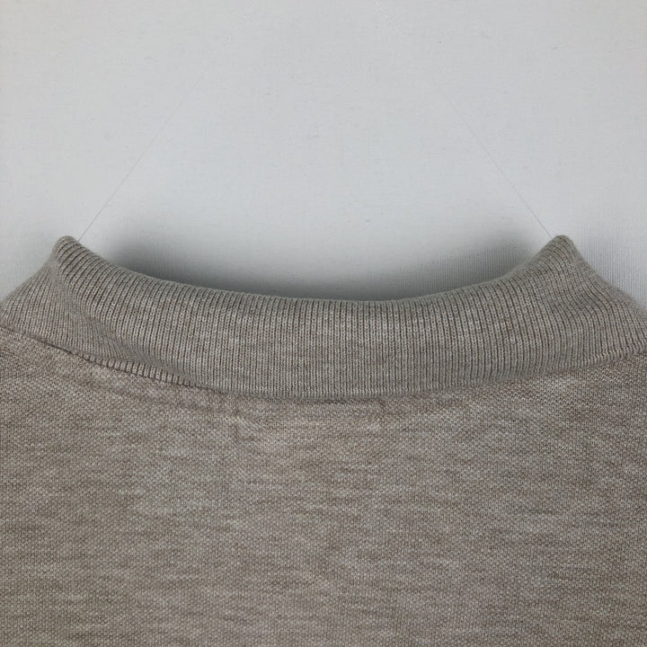 Lacoste LACOSTE French design short sleeve polo shirt No. 7 Men's XXL equivalent cotton Beige type Vintage Second Hand