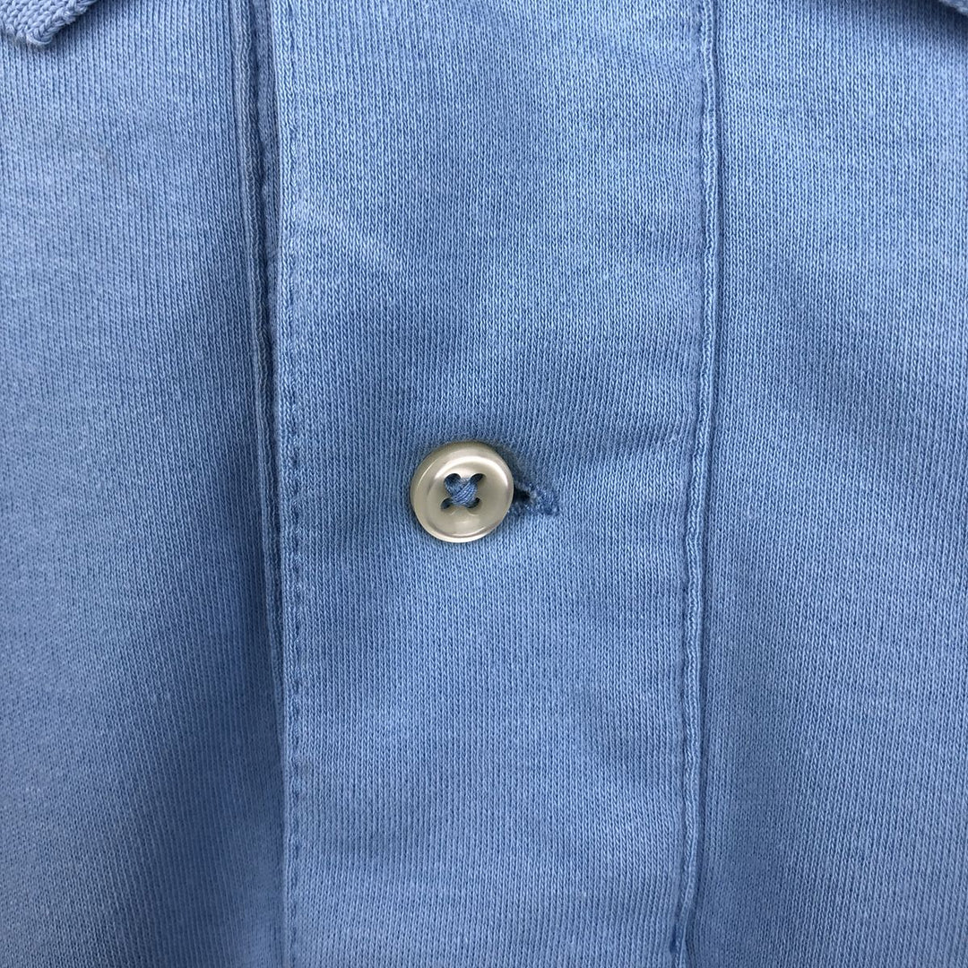 Ralph Lauren POLO by Ralph Lauren short sleeve polo shirt, men's XL size cotton Blue type light blue Vintage Second Hand