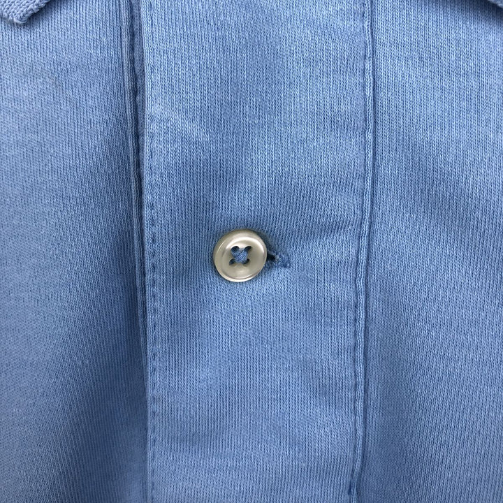 Ralph Lauren POLO by Ralph Lauren short sleeve polo shirt, men's XL size cotton Blue type light blue Vintage Second Hand