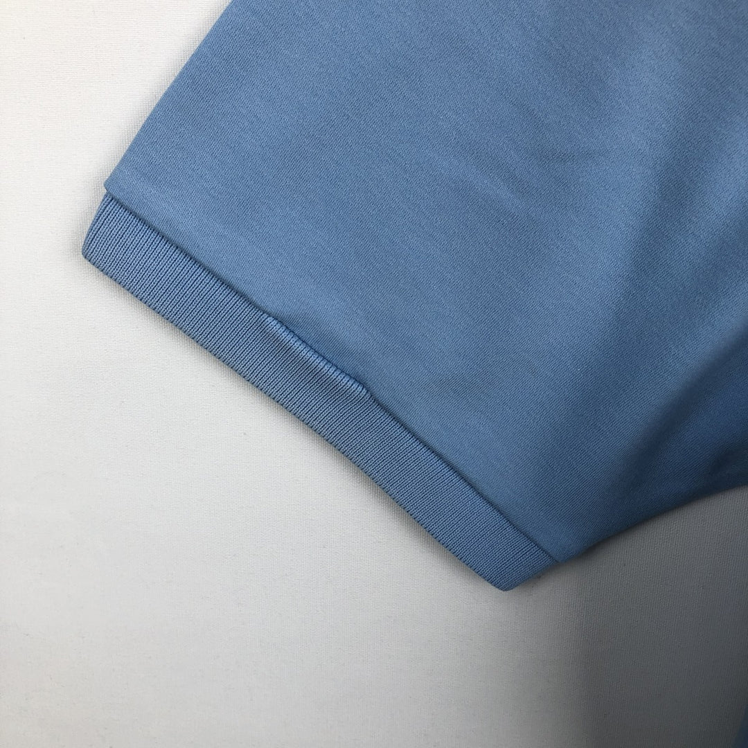 Ralph Lauren POLO by Ralph Lauren short sleeve polo shirt, men's XL size cotton Blue type light blue Vintage Second Hand
