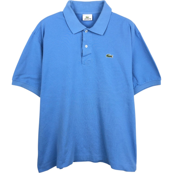 Lacoste LACOSTE French design short sleeve polo shirt size 6 men's XL equivalent cotton Blue type light blue Vintage Second Hand