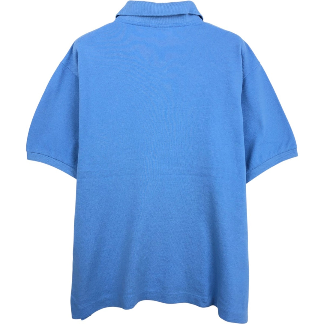 Lacoste LACOSTE French design short sleeve polo shirt size 6 men's XL equivalent cotton Blue type light blue Vintage Second Hand