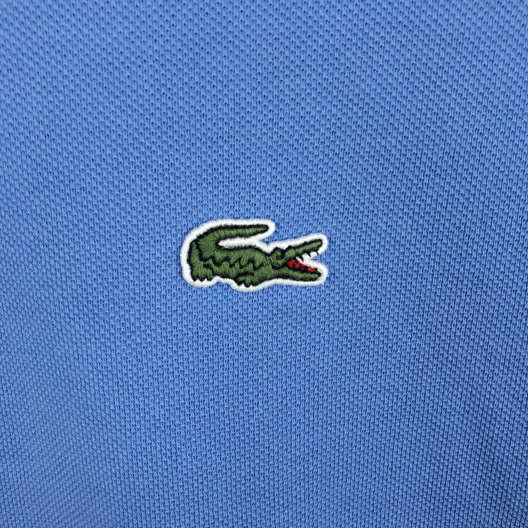 Lacoste LACOSTE French design short sleeve polo shirt size 6 men's XL equivalent cotton Blue type light blue Vintage Second Hand