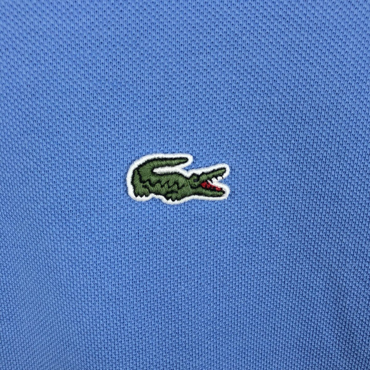 Lacoste LACOSTE French design short sleeve polo shirt size 6 men's XL equivalent cotton Blue type light blue Vintage Second Hand