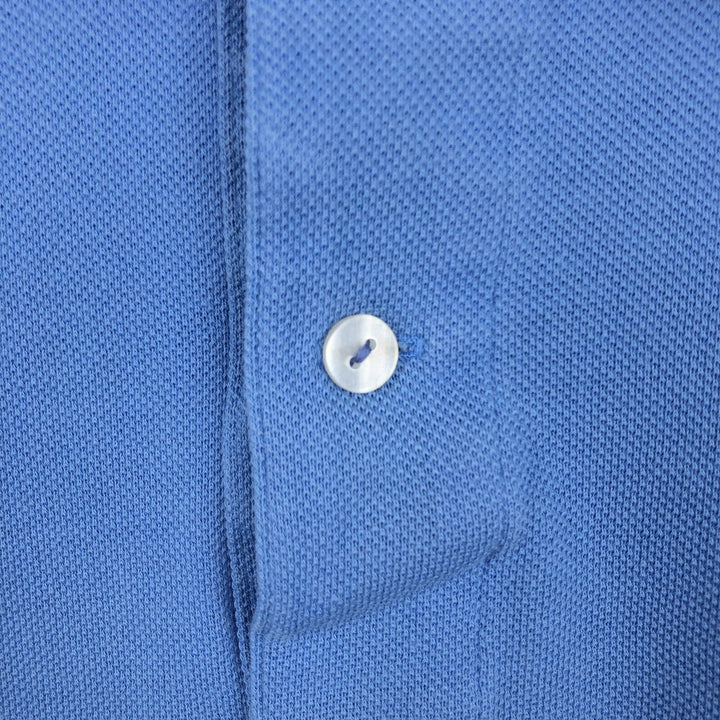 Lacoste LACOSTE French design short sleeve polo shirt size 6 men's XL equivalent cotton Blue type light blue Vintage Second Hand