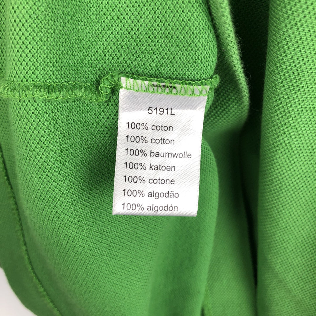Lacoste LACOSTE French design short sleeve polo shirt size 8, men's XXL equivalent cotton green type Vintage Second Hand
