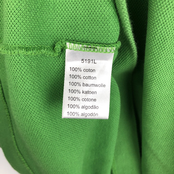 Lacoste LACOSTE French design short sleeve polo shirt size 8, men's XXL equivalent cotton green type Vintage Second Hand