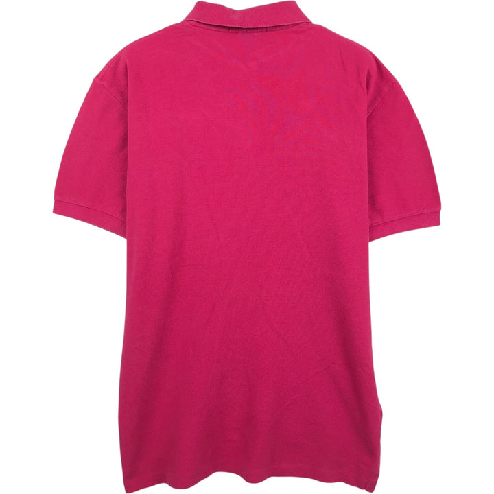 Ralph Lauren POLO by Ralph Lauren short sleeve polo shirt, men's size M cotton Red type red-purple Vintage Second Hand