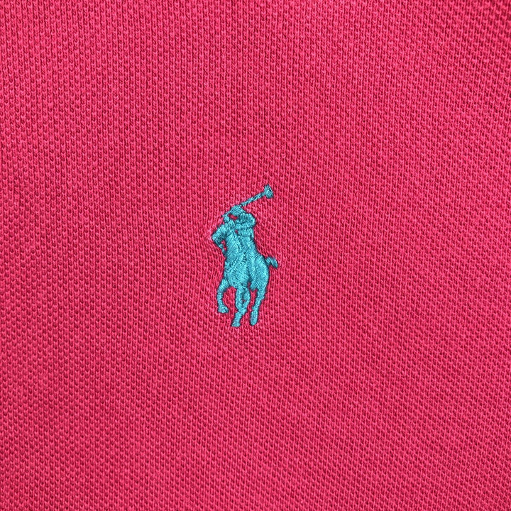 Ralph Lauren POLO by Ralph Lauren short sleeve polo shirt, men's size M cotton Red type red-purple Vintage Second Hand