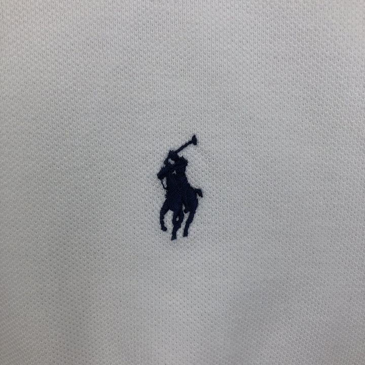 Ralph Lauren POLO by Ralph Lauren CUSTOM FIT short sleeve polo shirt, men's M size cotton white type Vintage Second Hand