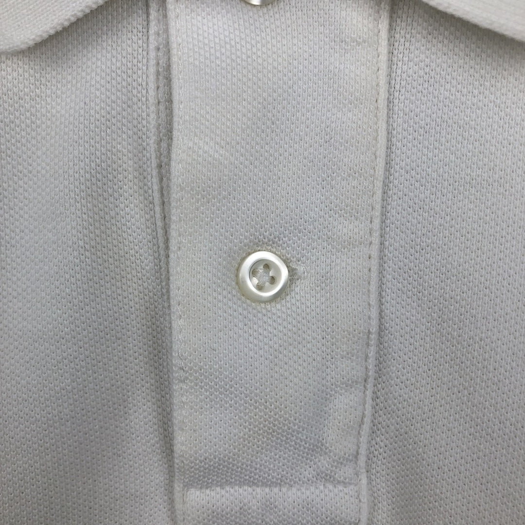 Ralph Lauren POLO by Ralph Lauren CUSTOM FIT short sleeve polo shirt, men's M size cotton white type Vintage Second Hand