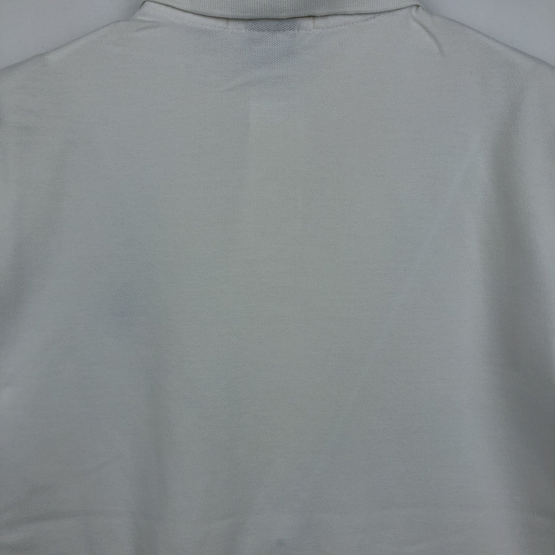 Ralph Lauren POLO by Ralph Lauren CUSTOM FIT short sleeve polo shirt, men's M size cotton white type Vintage Second Hand