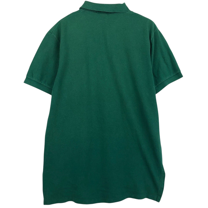Ralph Lauren POLO by Ralph Lauren short-sleeved polo shirt, Made in USA, Men's size L cotton green type Vintage Second Hand