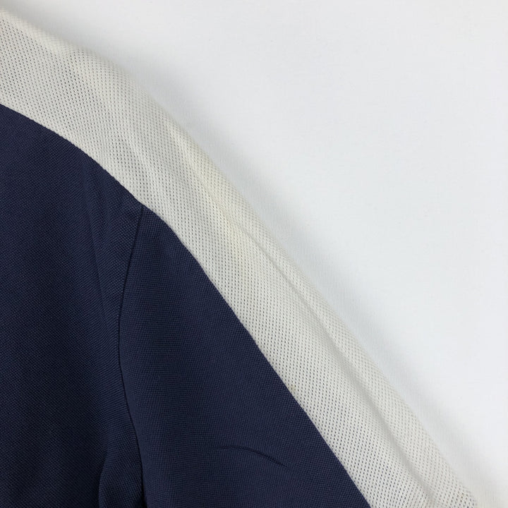 Ralph Lauren POLO by Ralph Lauren short sleeve polo shirt, men's size L Pima Cotton navy blue type Vintage Second Hand