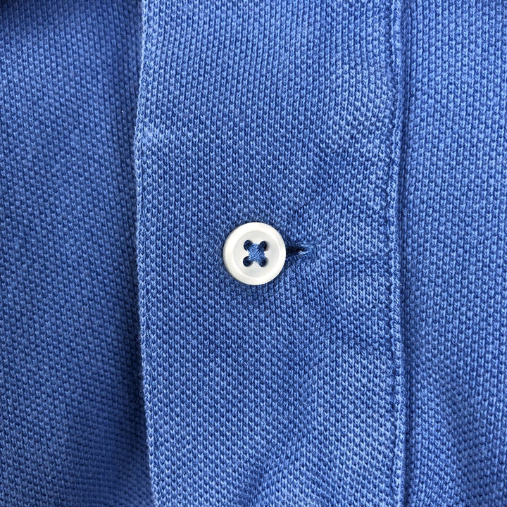 Ralph Lauren POLO by Ralph Lauren short sleeve polo shirt, men's XL size cotton Blue type light blue Vintage Second Hand