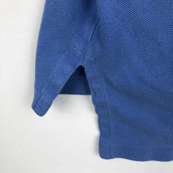 Ralph Lauren POLO by Ralph Lauren short sleeve polo shirt, men's XL size cotton Blue type light blue Vintage Second Hand