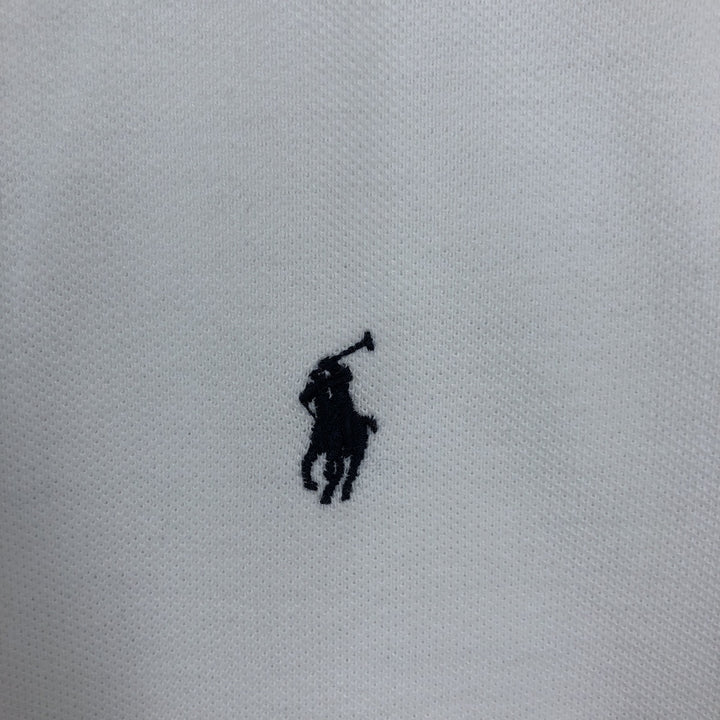 Ralph Lauren POLO by Ralph Lauren short sleeve polo shirt, men's XL size cotton white type Vintage Second Hand