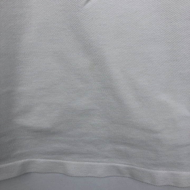 Ralph Lauren POLO by Ralph Lauren short sleeve polo shirt, men's XL size cotton white type Vintage Second Hand