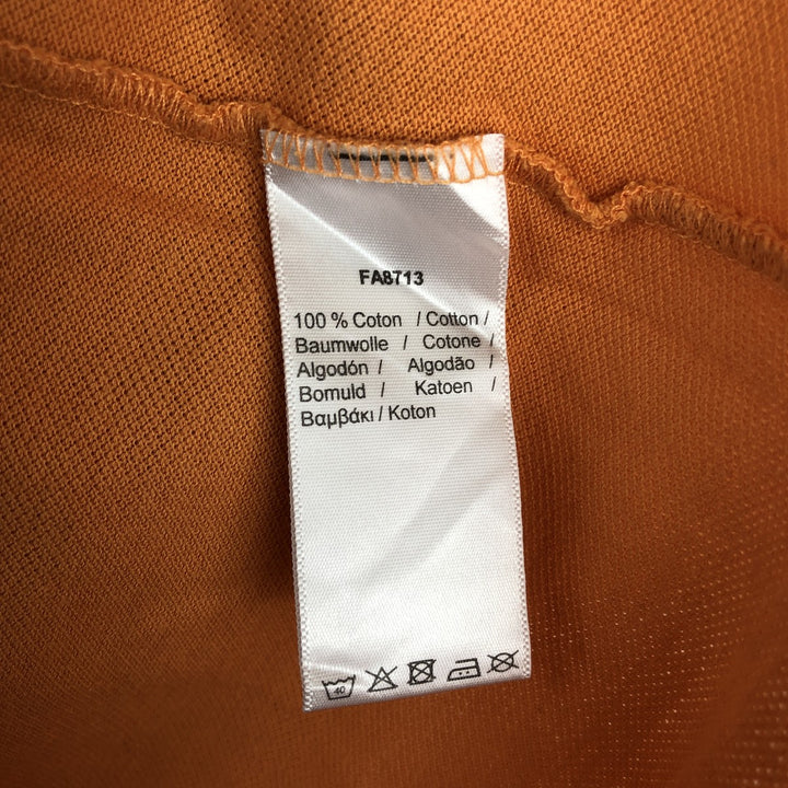 Lacoste LACOSTE French design short sleeve polo shirt size 5, men's L size cotton orange type Vintage Second Hand
