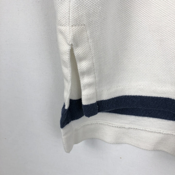 Ralph Lauren POLO by Ralph Lauren short sleeve striped polo shirt, men's size L cotton white type Vintage Second Hand