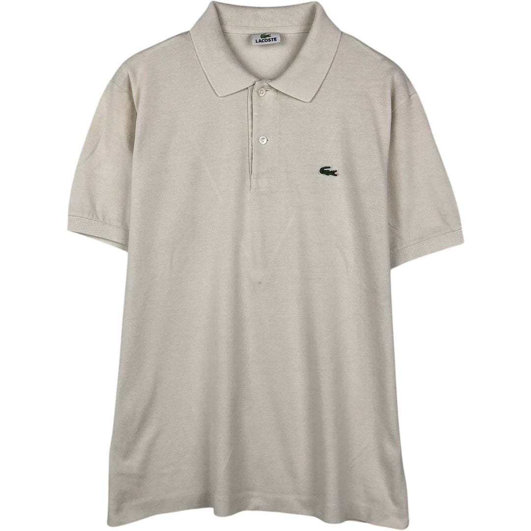 Lacoste LACOSTE Short Sleeve Polo Shirt Size 4 Men's M cotton unbleached Vintage Second Hand