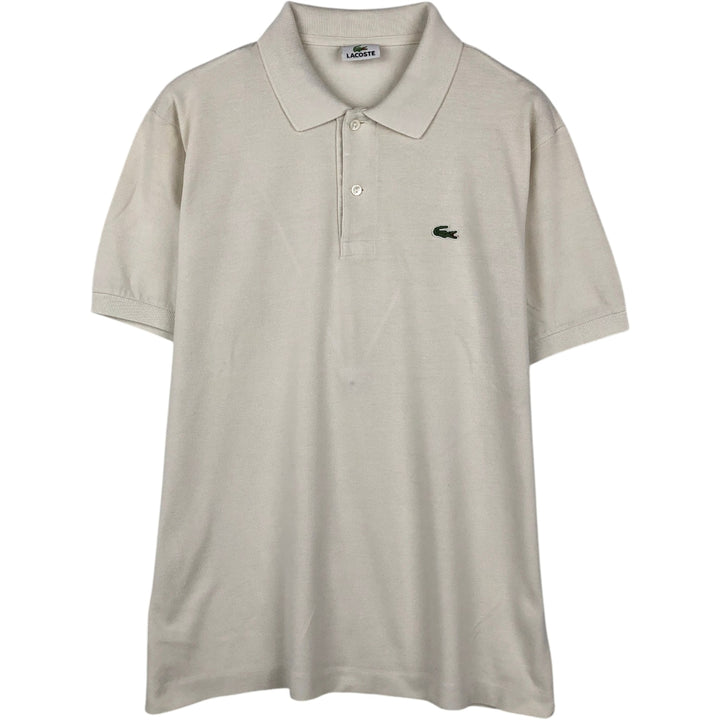 Lacoste LACOSTE Short Sleeve Polo Shirt Size 4 Men's M cotton unbleached Vintage Second Hand