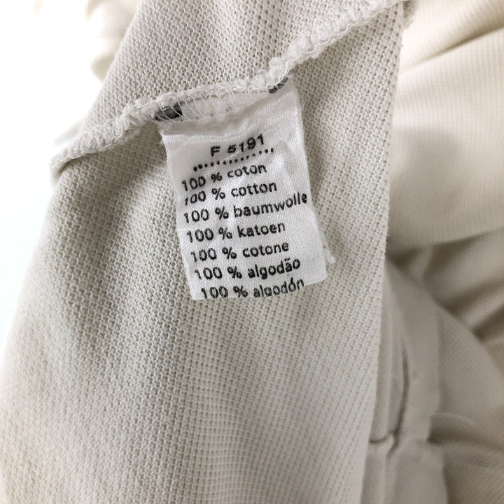 Lacoste LACOSTE Short Sleeve Polo Shirt Size 4 Men's M cotton unbleached Vintage Second Hand