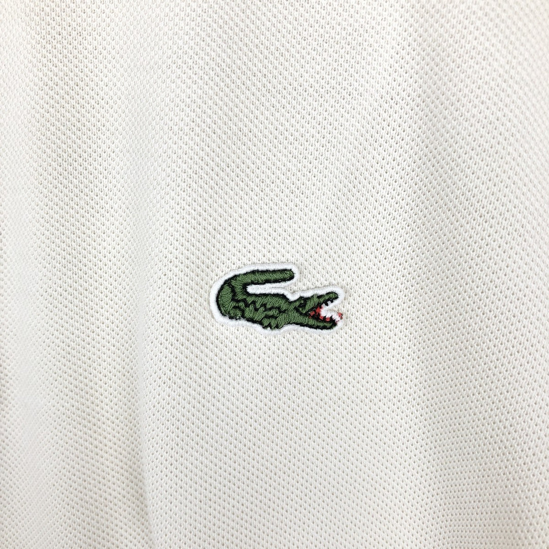 Lacoste LACOSTE Short Sleeve Polo Shirt Size 4 Men's M cotton unbleached Vintage Second Hand