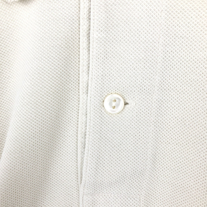 Lacoste LACOSTE Short Sleeve Polo Shirt Size 4 Men's M cotton unbleached Vintage Second Hand