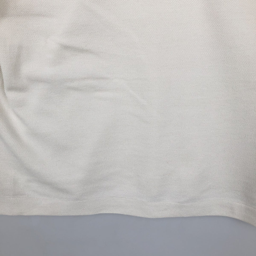 Lacoste LACOSTE Short Sleeve Polo Shirt Size 4 Men's M cotton unbleached Vintage Second Hand