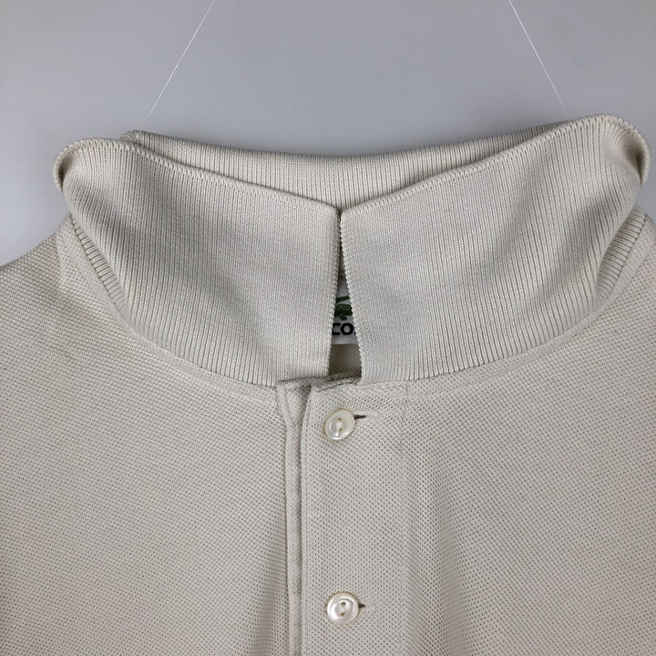 Lacoste LACOSTE Short Sleeve Polo Shirt Size 4 Men's M cotton unbleached Vintage Second Hand