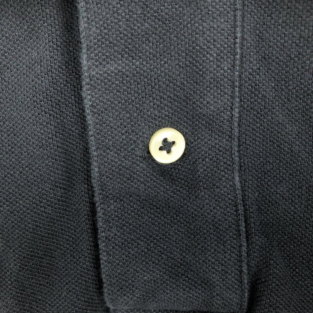 Ralph Lauren POLO RALPH LAUREN CLASSIC FIT Big Pony Short Sleeve Polo Shirt, Men's Size M cotton black type Vintage Second Hand