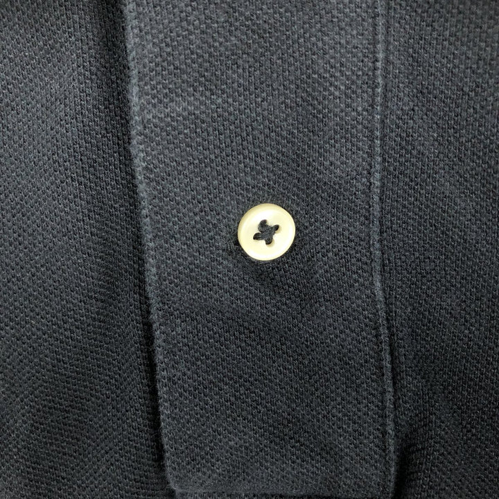 Ralph Lauren POLO RALPH LAUREN CLASSIC FIT Big Pony Short Sleeve Polo Shirt, Men's Size M cotton black type Vintage Second Hand