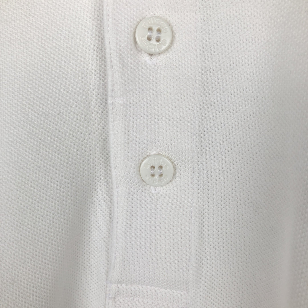 90'S Adidas short-sleeved polo shirt, men's size L equivalent, vintage. cotton white type Vintage Second Hand