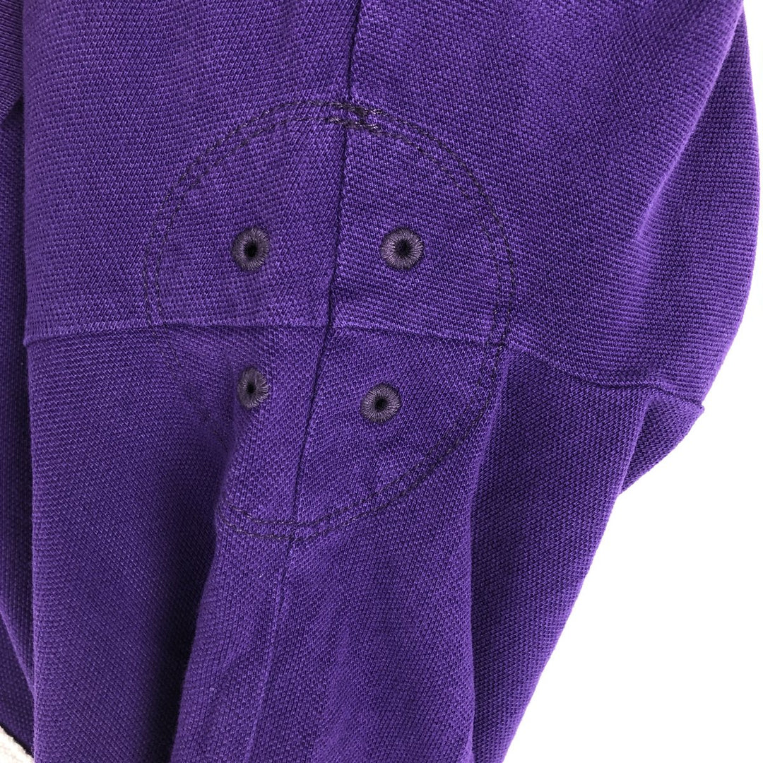 Ralph Lauren POLO RALPH LAUREN CUSTOM FIT Big Pony Short Sleeve Polo Shirt Men's XL cotton purple type Vintage Second Hand