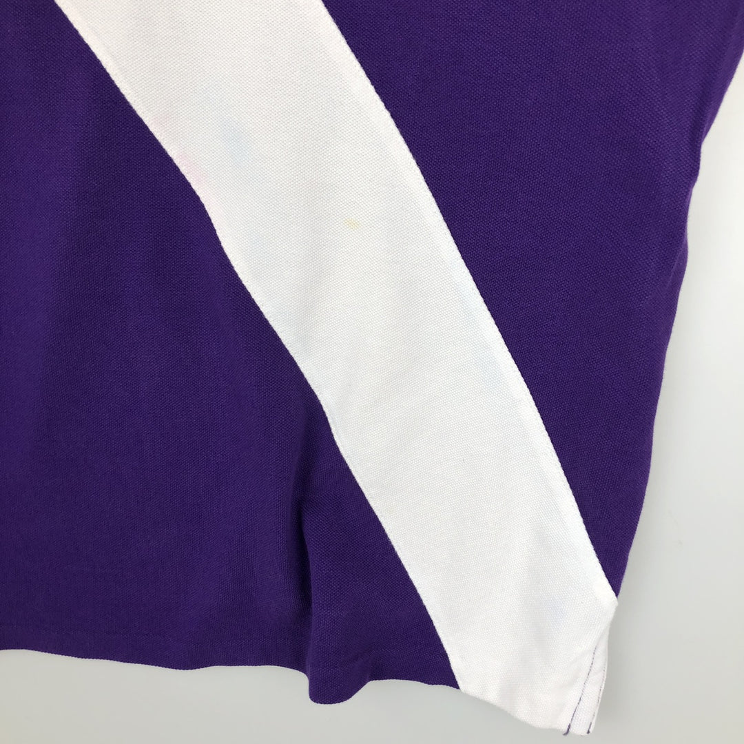Ralph Lauren POLO RALPH LAUREN CUSTOM FIT Big Pony Short Sleeve Polo Shirt Men's XL cotton purple type Vintage Second Hand