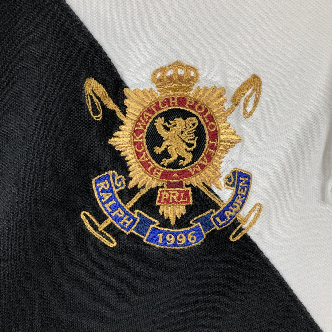 Ralph Lauren POLO RALPH LAUREN CUSTOM FIT Big Pony Short Sleeve Polo Shirt Men's L size cotton white type Vintage Second Hand