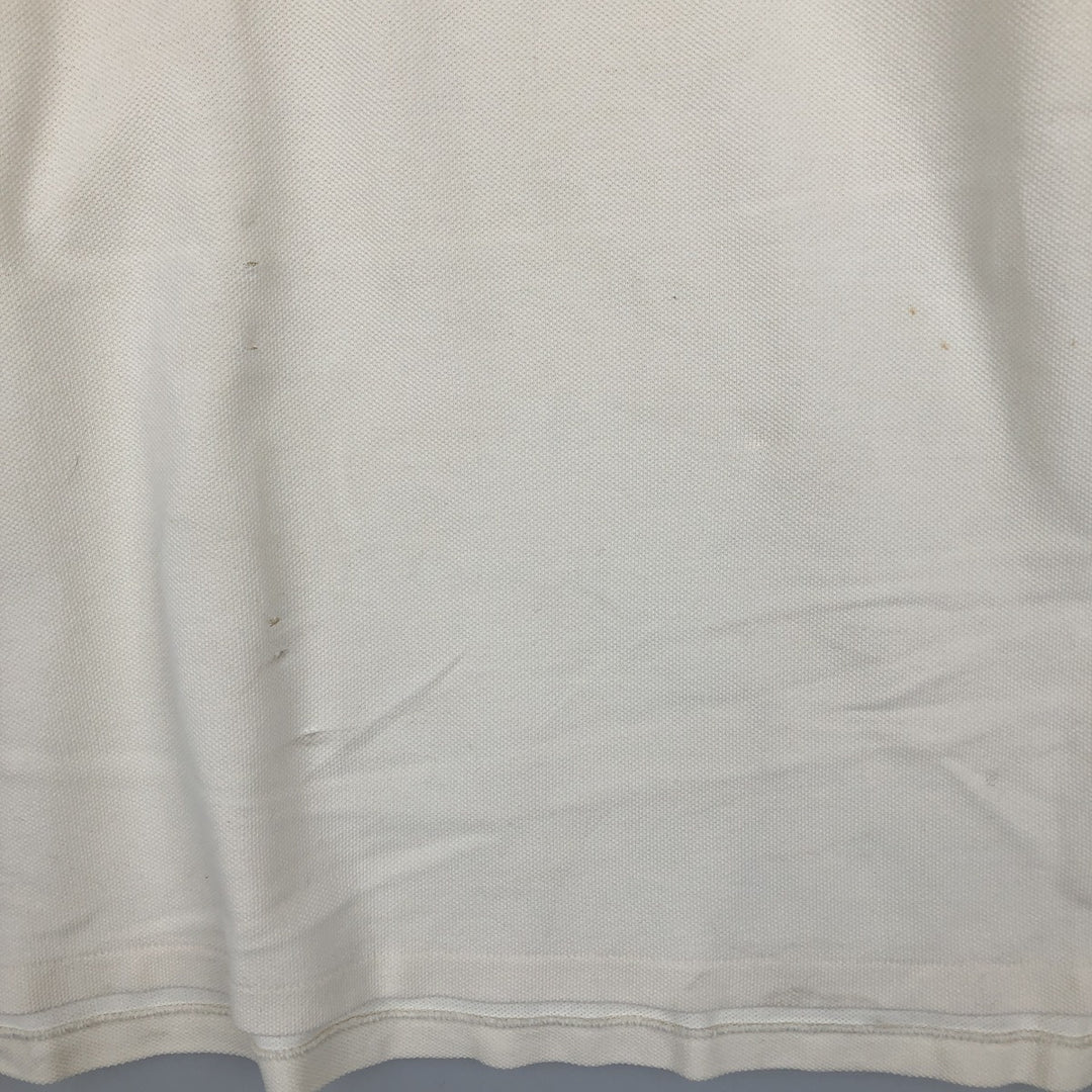 Ralph Lauren POLO JEANS COMPANY short sleeve polo shirt, men's size L cotton unbleached Vintage Second Hand