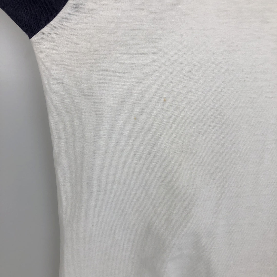 1970'S Adidas short-sleeved polo shirt, men's size M equivalent, vintage. cotton white type Vintage Second Hand