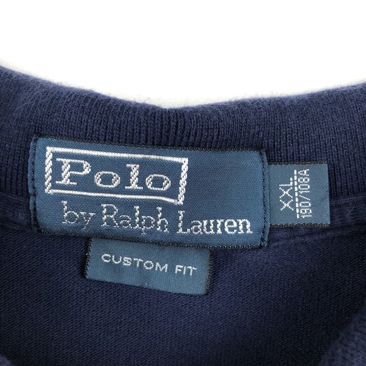 Ralph Lauren POLO by Ralph Lauren CUSTOM FIT Big Pony Short Sleeve Polo Shirt Men's XXL cotton red type Vintage Second Hand
