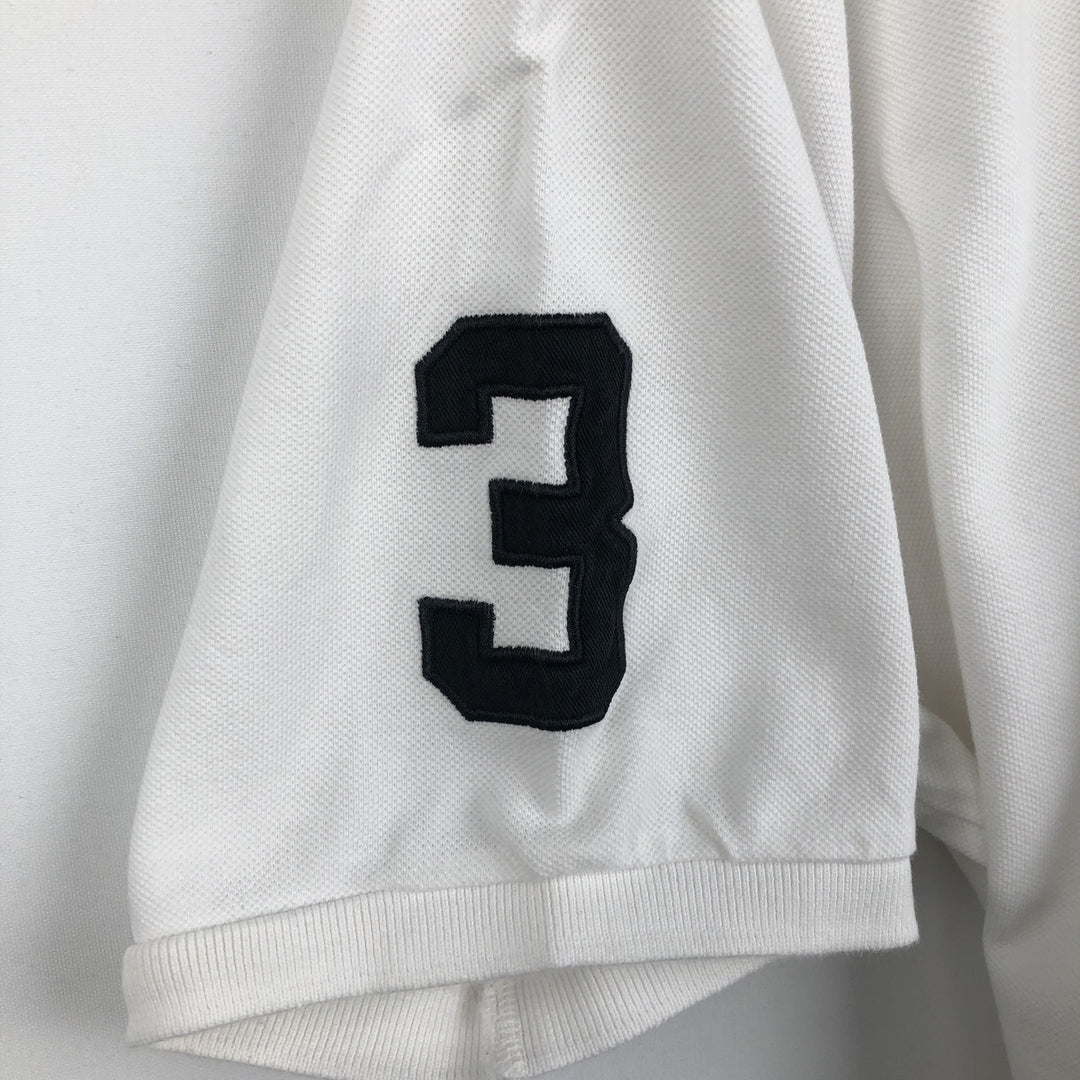 Ralph Lauren POLO by Ralph Lauren CUSTOM FIT Big Pony Short Sleeve Polo Shirt Men's XL cotton white type Vintage Second Hand