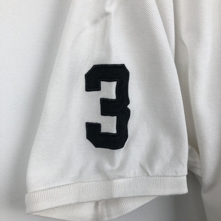 Ralph Lauren POLO by Ralph Lauren CUSTOM FIT Big Pony Short Sleeve Polo Shirt Men's XL cotton white type Vintage Second Hand
