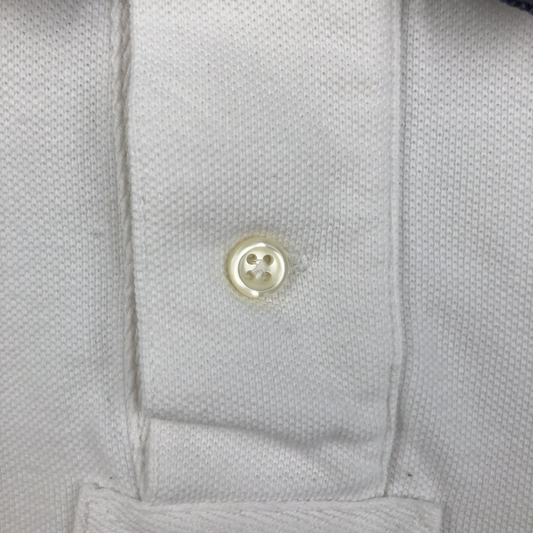 Ralph Lauren POLO by Ralph Lauren CUSTOM FIT Big Pony Short Sleeve Polo Shirt Men's L size cotton white type Vintage Second Hand