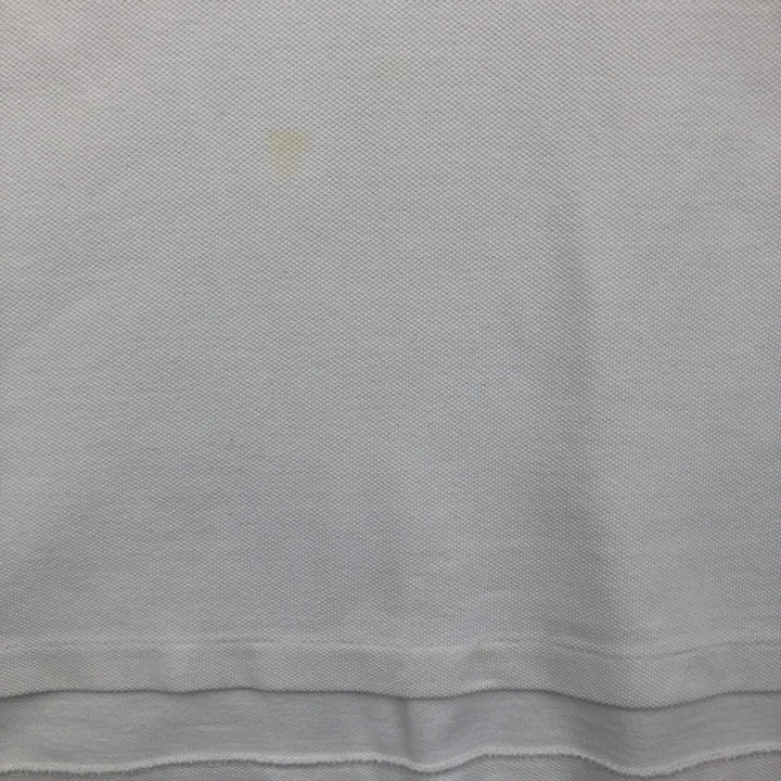 Ralph Lauren POLO by Ralph Lauren CUSTOM FIT Big Pony Short Sleeve Polo Shirt Men's L size cotton white type Vintage Second Hand