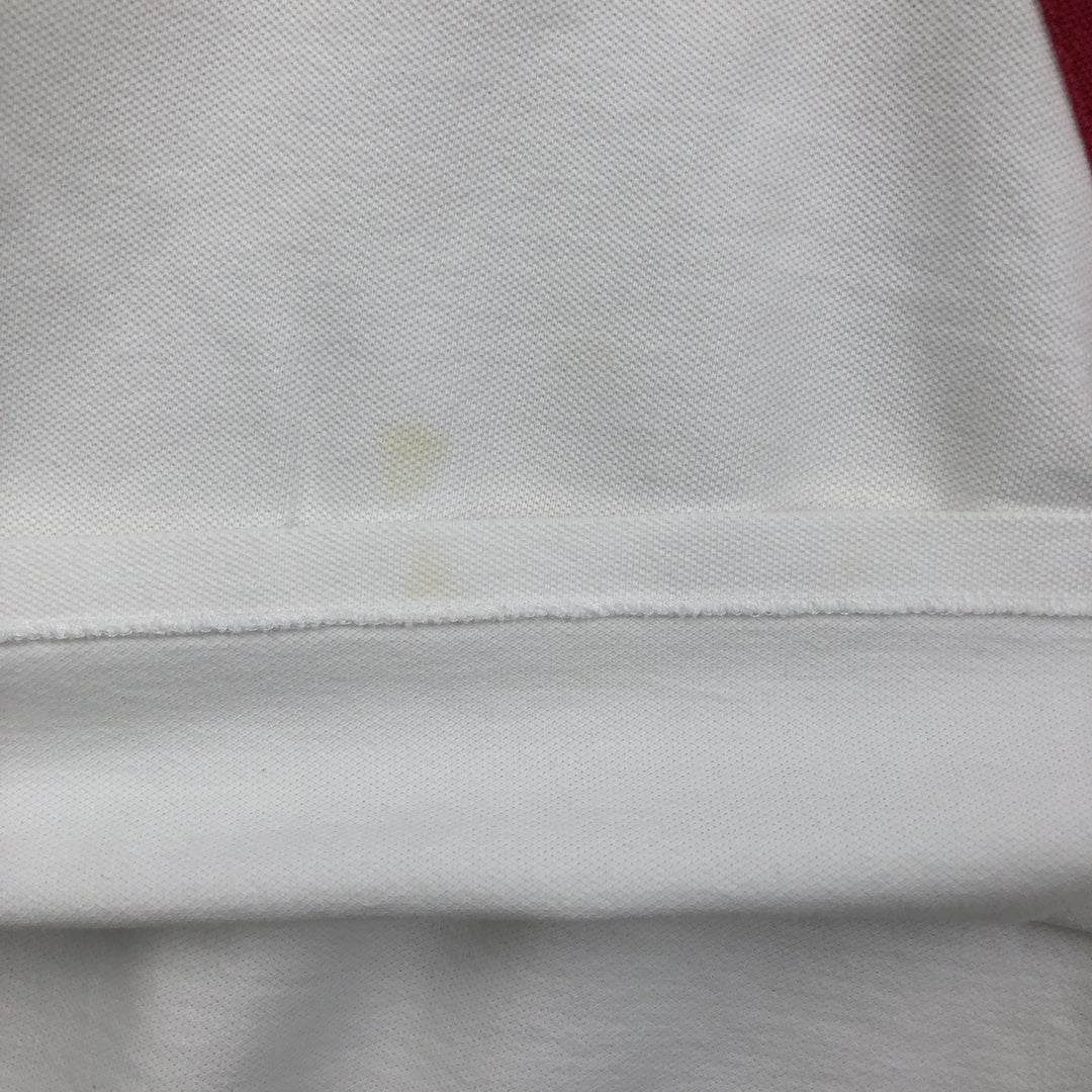 Ralph Lauren POLO by Ralph Lauren CUSTOM FIT Big Pony Short Sleeve Polo Shirt Men's L size cotton white type Vintage Second Hand