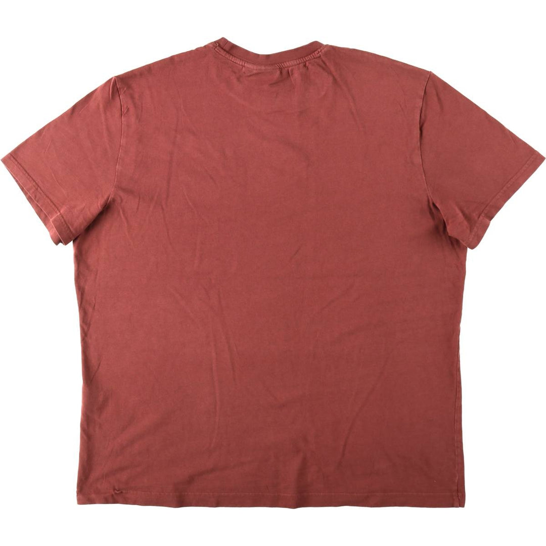 Harley-Davidson Motorcycle Bike T-shirt, Men's XL size cotton red type reddish brown Vintage Second Hand