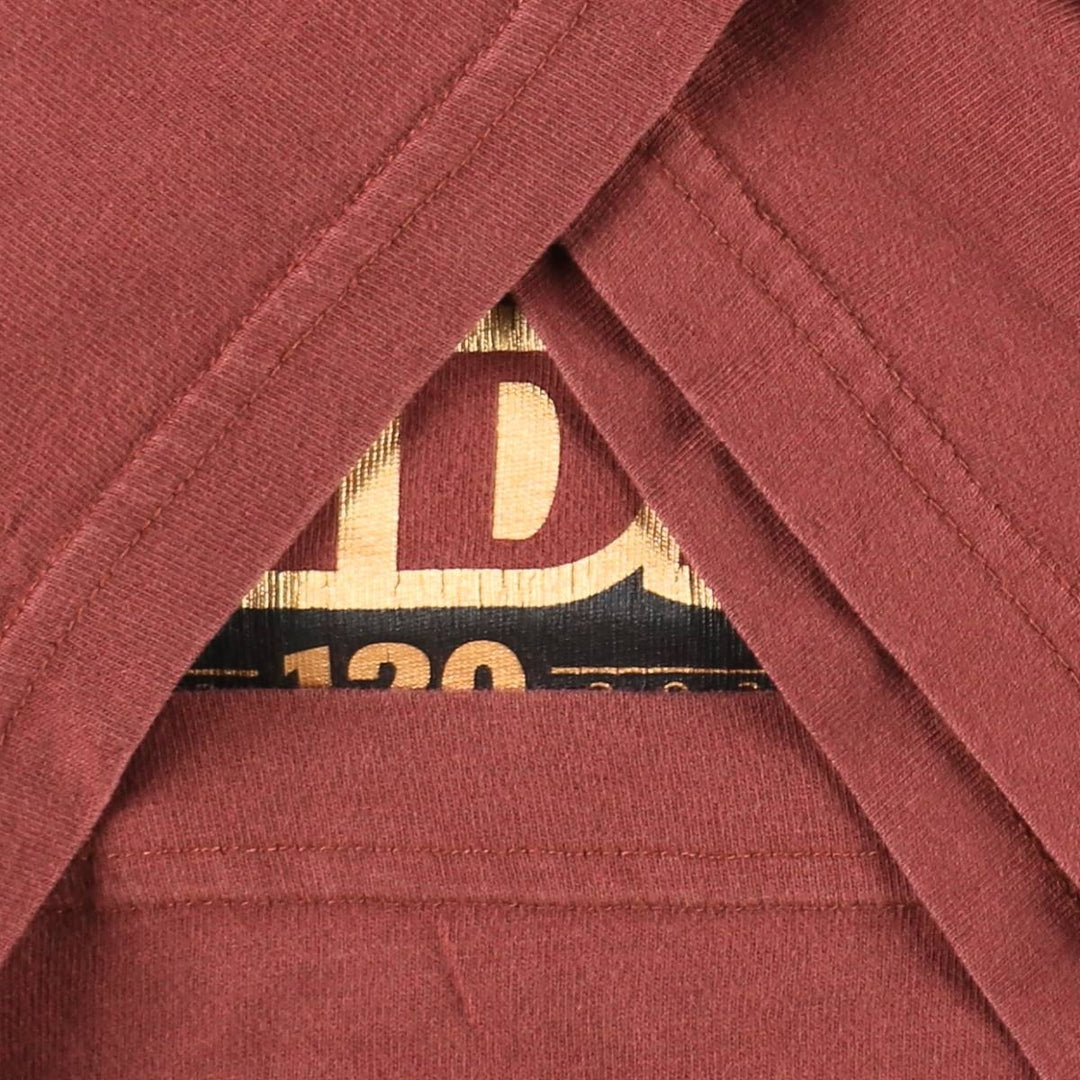 Harley-Davidson Motorcycle Bike T-shirt, Men's XL size cotton red type reddish brown Vintage Second Hand