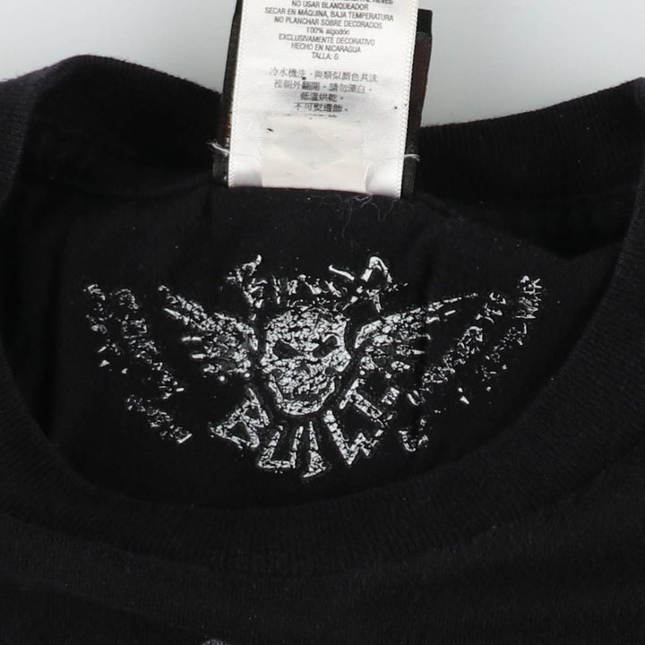 Harley-Davidson Eagle Pattern Motorcycle Bike T-shirt Men's L size cotton black type Vintage Second Hand