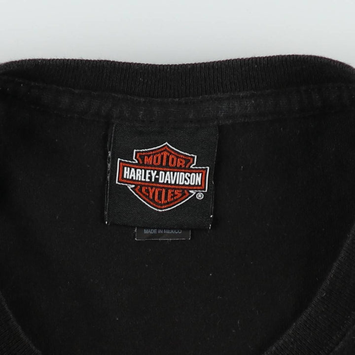 Harley-Davidson Motorcycle Bike T-shirt, Men's XL size cotton black type Vintage Second Hand