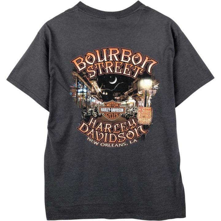 Harley-Davidson Motorcycle Bike T-shirt, Men's XL size unclear Charcoal Vintage Second Hand